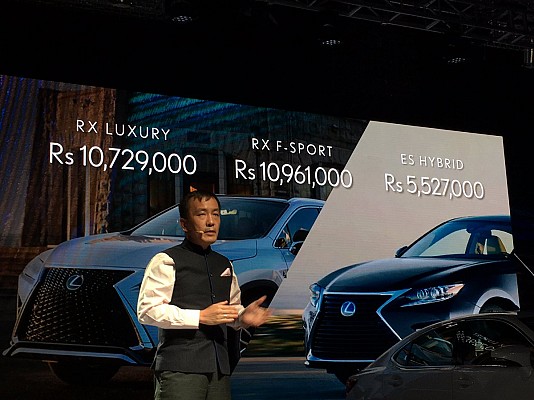 Lexus Launched In India With RX 450h, ES300h and LX 450d