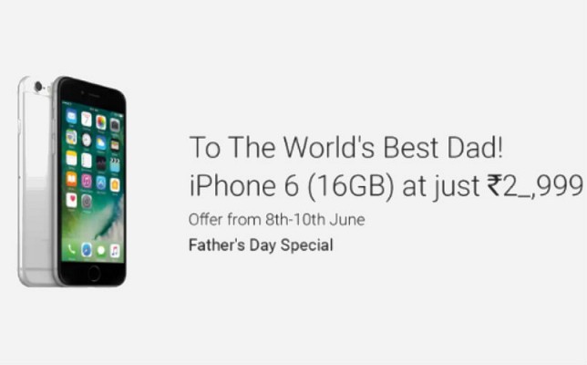 Flipkart offer on Apple iPhone 6 (16GB)