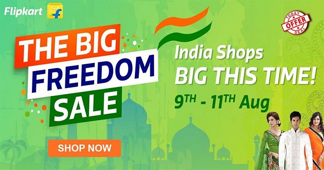 Flipkart Big Freedom Sale offers