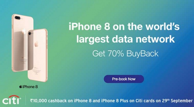 Buy iPhone 8 or iPhone 8+ from Jio store will be assured to get the buyback guarantee