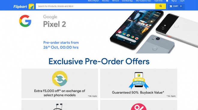 Google Pixel 2, Pixel 2 XL India Pre-order