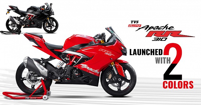 The upcoming RTR 310 will also be called the first fully faired motorcycle in the Companies line up