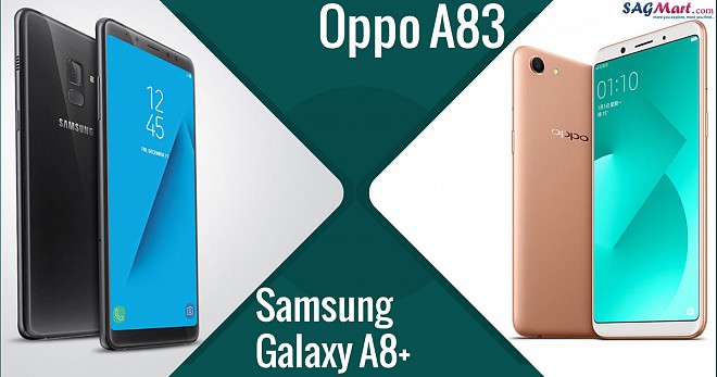 Samsung Galaxy A8+ and Oppo A83 Today Sale In India (2018)