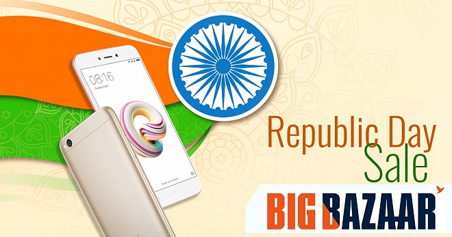 Xiaomi Redmi 5A Available at Offline Retail Store Big Bazar During Republic Day Sale