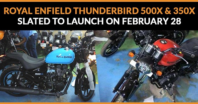 Royal Enfield Thunderbird 500X and 350X