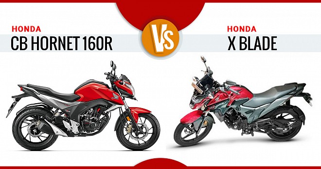 Honda CB Hornet 160r vs Honda X-Blade