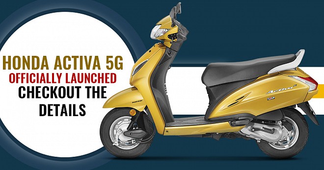Honda Activa 5G Officially Launched