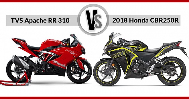 Honda CBR250R vs TVS Apache RR 310