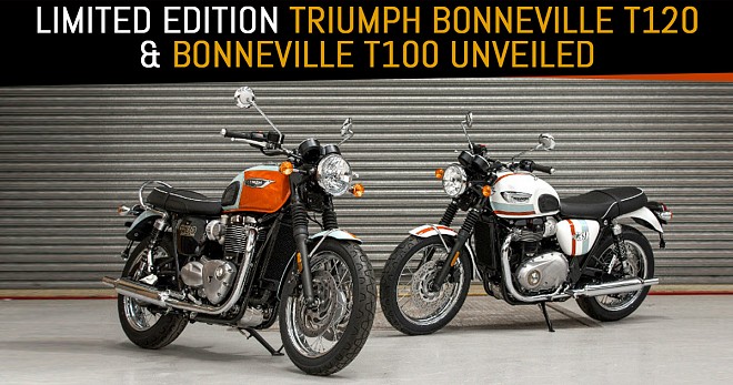 Triumph Bonneville T120 and Bonneville T100