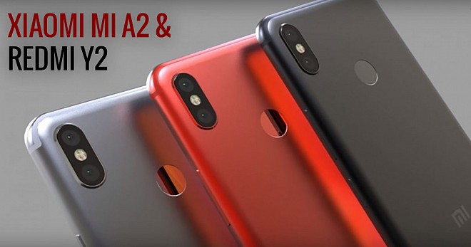 Xiaomi Mi A2 and Redmi Y2