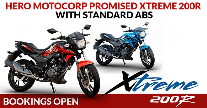 Bookings Open Hero Xtreme 200R
