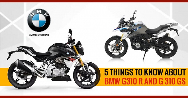 BMW G310 R and G 310 GS