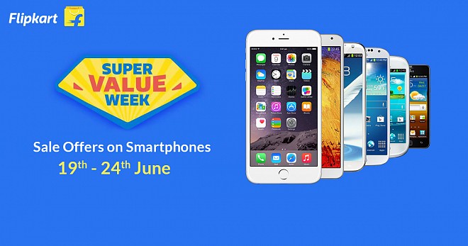 Flipkart Super Value Week Sale Offers on Smartphones