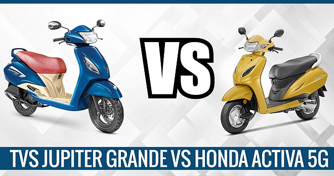TVS Jupiter Grande vs Honda Activa 5G