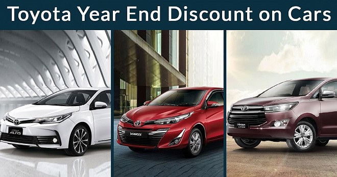Toyota Year End Discount on Cars