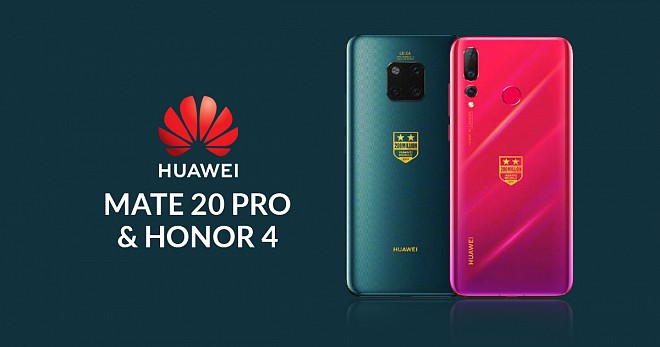 Huawei Mate 20 Pro and Honor 4