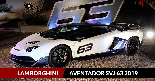 Lamborghini Aventador SVJ 63 2019