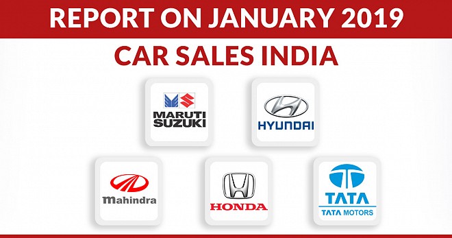 2019 January Car Sales Report India