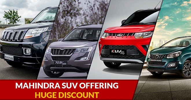 Mahindra SUV Offering Huge Discount
