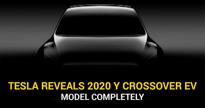 Tesla Reveals 2020 Y Crossover EV Model Completely 