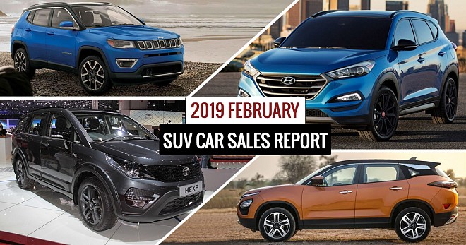 SUV Car Sales Report February 2019