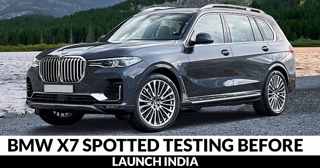 BMW X7 Spotted India