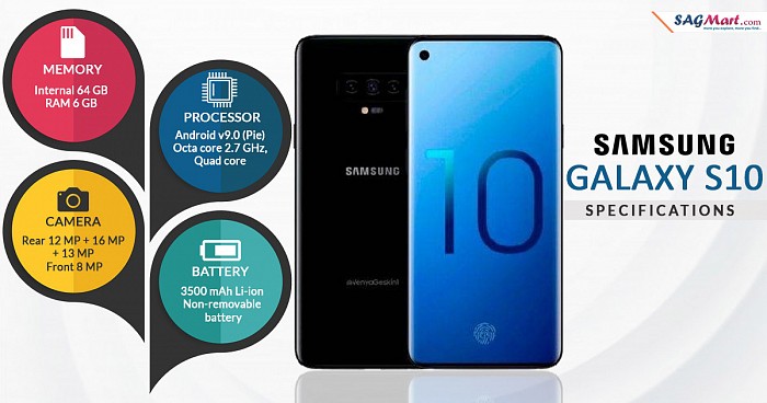 Samsung Galaxy S10 Infographic Samsung Galaxy S10 Infographic