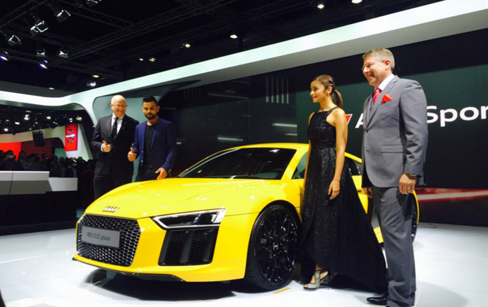 Audi R8 also presented at the Delhi Auto Expo