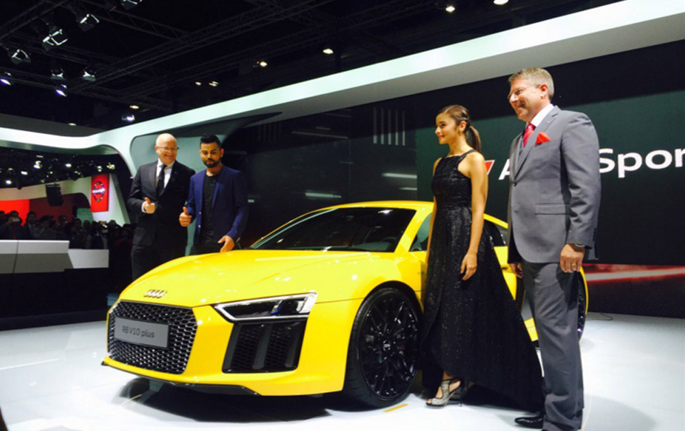 Audi R8 also presented at the Delhi Auto Expo Audi R8 also presented at the Delhi Auto Expo