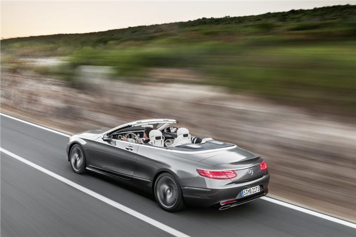 Mercedes S 500 Cabriolet rear third quarter