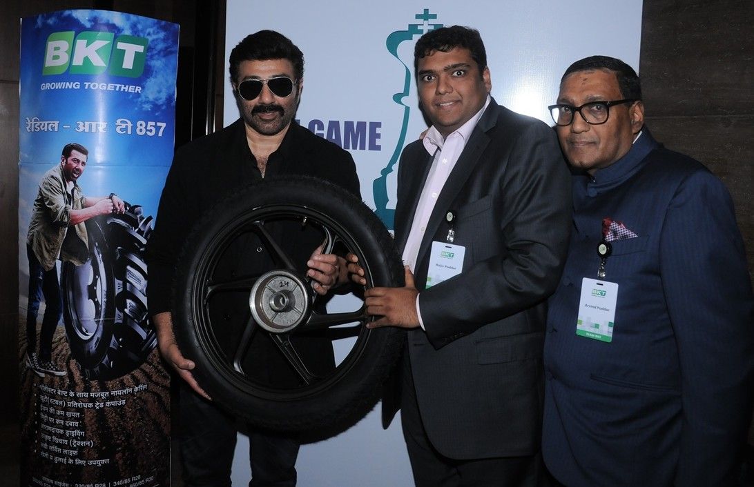 BKT's Brand Ambassador Sunny Deol at BKT commuter tyres launch BKT's Brand Ambassador Sunny Deol at BKT commuter tyres launch