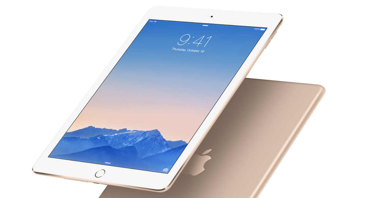 Base variant of iPad Air 2 will now be available for $399