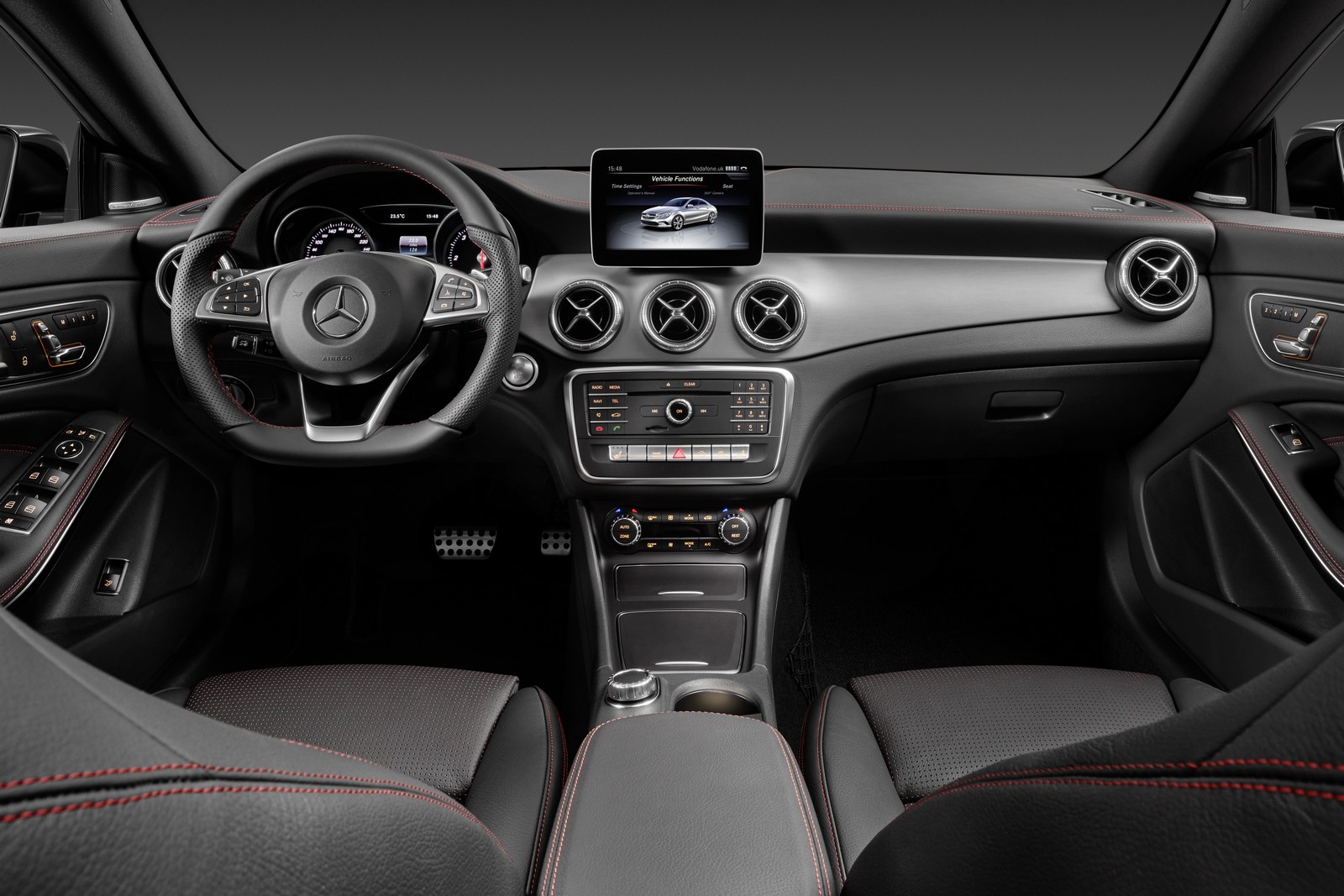 2016 Mercedes CLA Facelift India Interior Dashboard profile