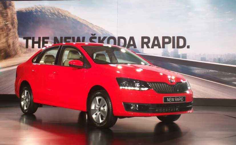 New 2016 Skoda Rapid Facelift Front Side Profile New 2016 Skoda Rapid Facelift Front Side Profile