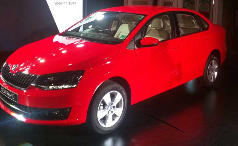 2016 Skoda Rapid Facelift India Side Profile 2016 Skoda Rapid Facelift India Side Profile