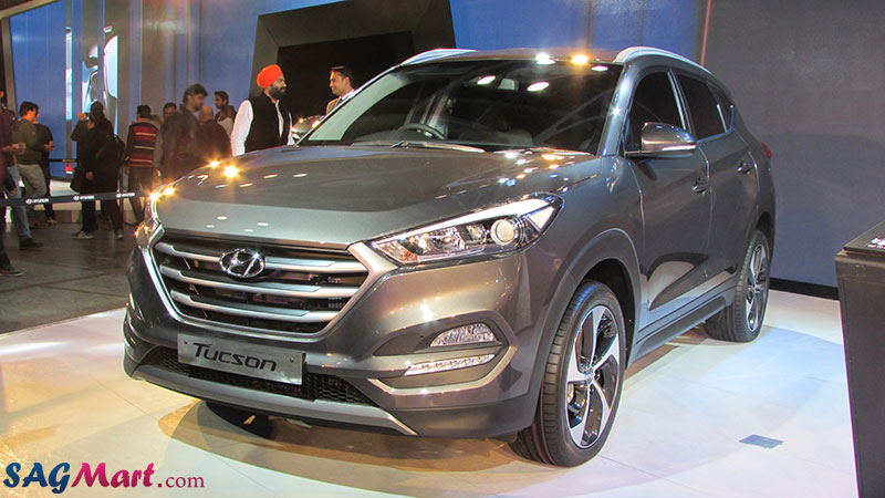 2016 Hyundai Tucson at the 2016 Auto Expo 2016 Hyundai Tucson at the 2016 Auto Expo