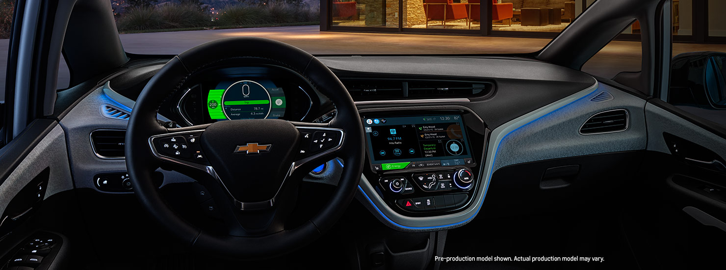 2016 Chevrolet Bolt Electric Vehicle Dashboard design 2016 Chevrolet Bolt Electric Vehicle Dashboard design
