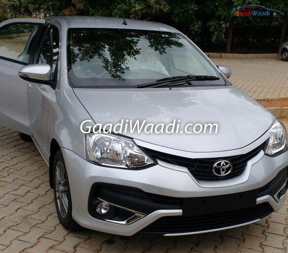 Facelifted Toyota Etios Spied 