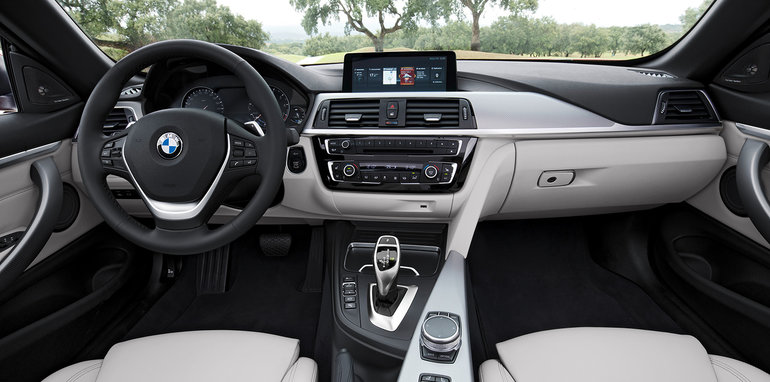 2017 Facelift BMW 4-Series Unveiled Interior Profile