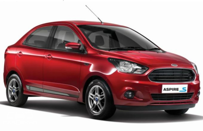 2017 Ford Aspire Sports Front Side Profile