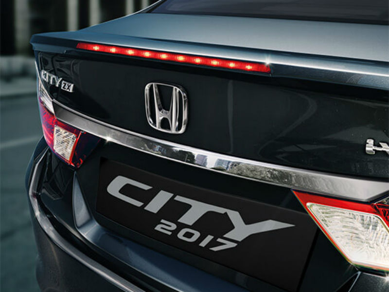 2017 Honda City Facelift Rear Profile