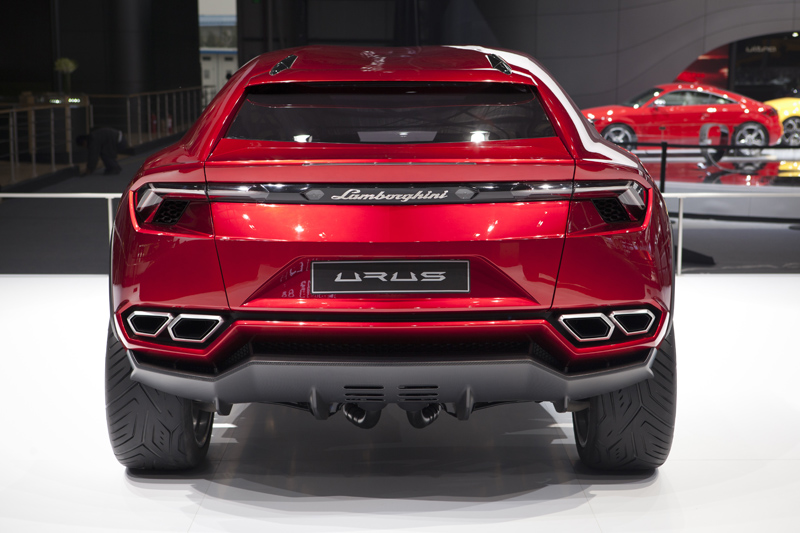 Lamborghini Urus Hybrid SUV Rear Profile