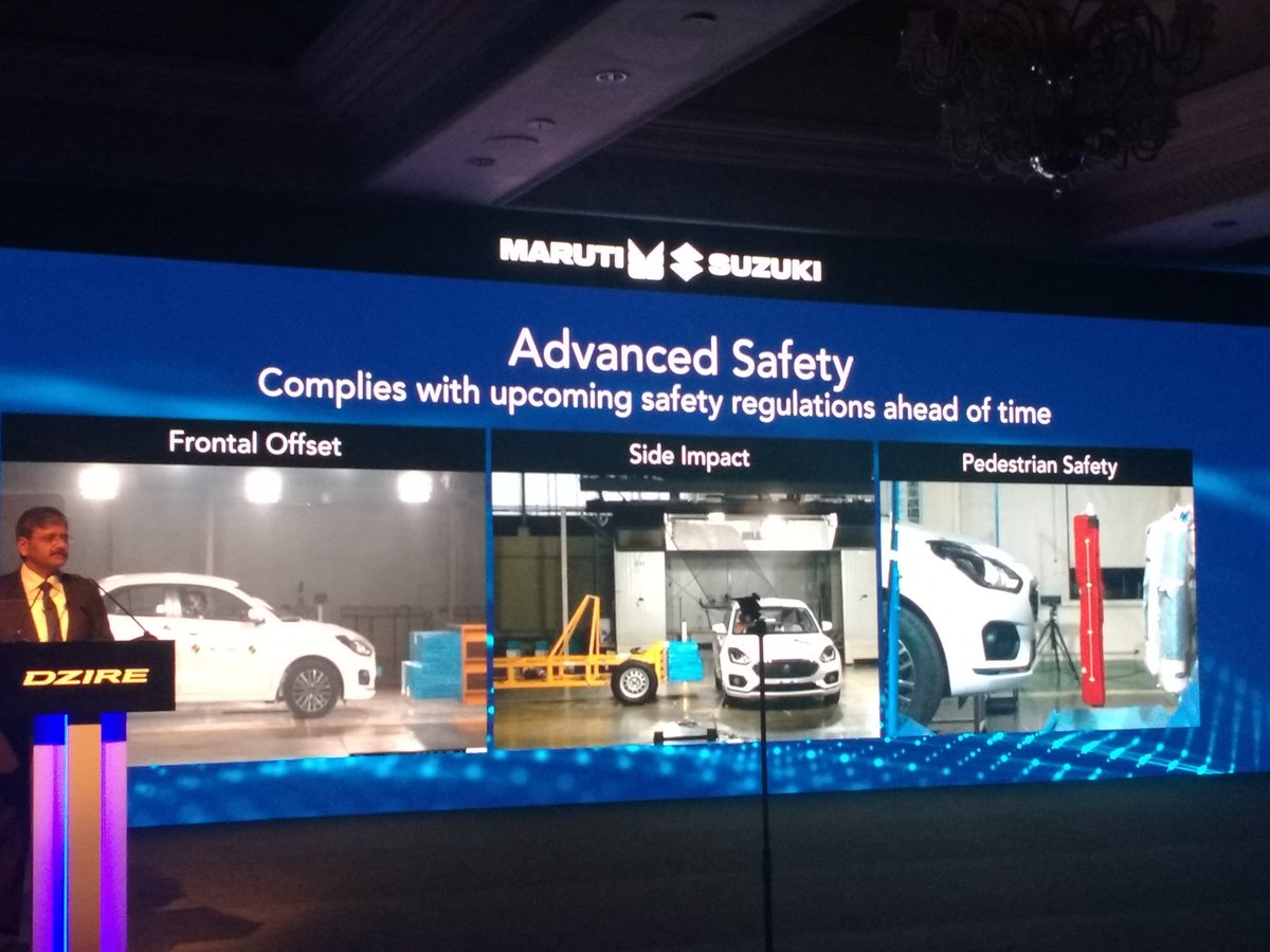 2017 Maruti Suzuki Dzire Launched in India Advanced Safety Features 2017 Maruti Suzuki Dzire Launched in India Advanced Safety Features