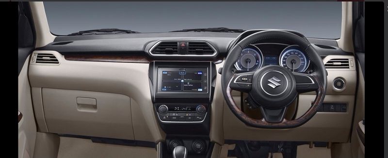 2017 Maruti Suzuki Dzire Launched in India Dashboard Profile