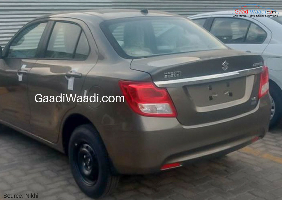 2017 Maruti Suzuki Swift Dzire to be Launched on This May 25 Side Rear View