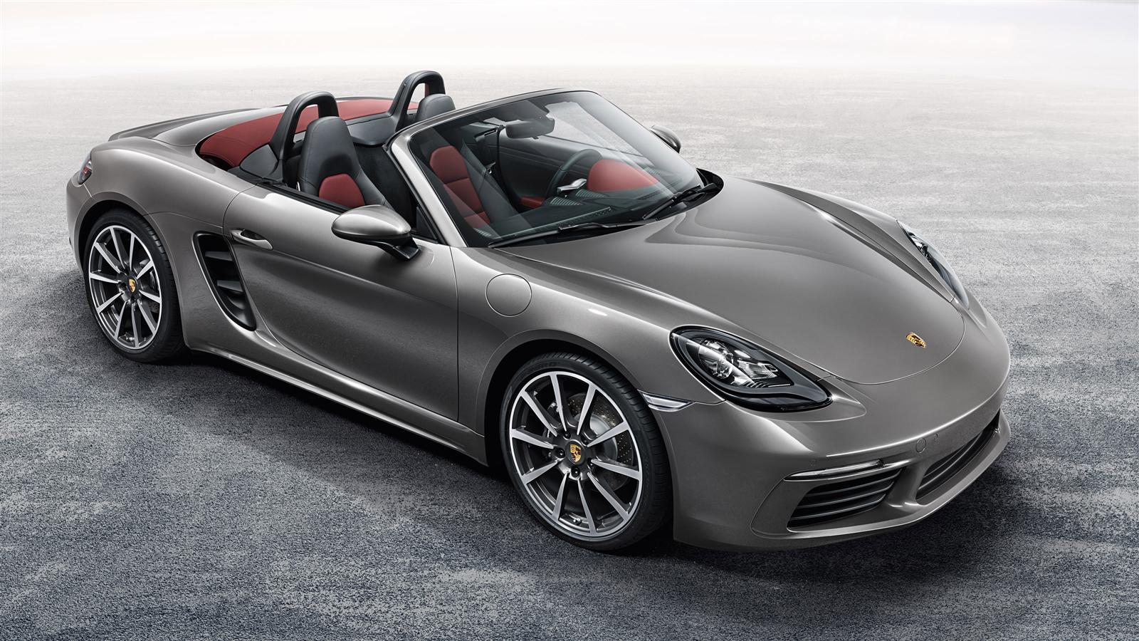 Updated 2017 Porsche 718 Boxster Front Side Profile