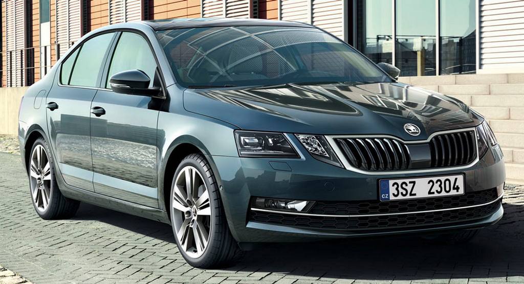 2017 Skoda Octavia Facelift India Front Side Profile