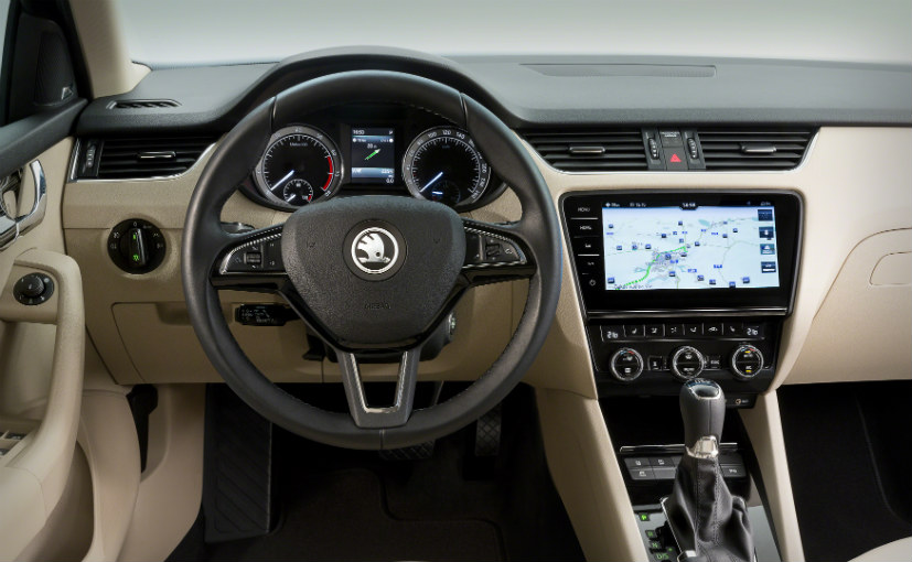 2017 Skoda Octavia Facelift India Interior Dashboard Profile