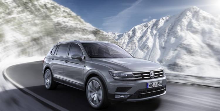 2017 VW Tiguan Allspace Extended Wheelbase Front Fascia