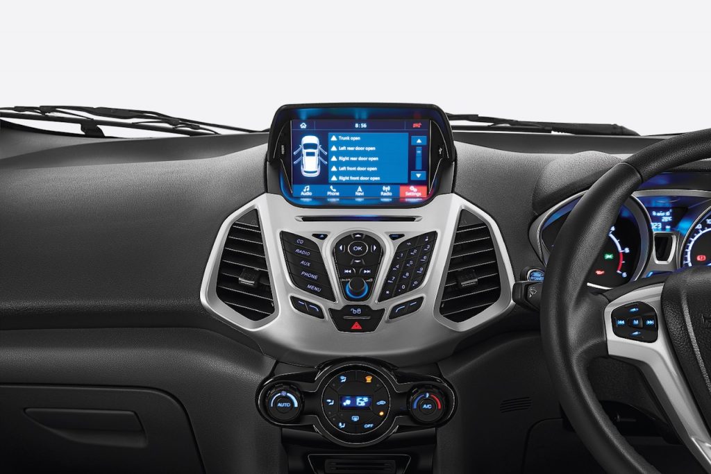 Ford EcoSport Platinum Edition with all-new Touchscreen Infotainment System